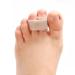 JKcare Broken Toe Wraps 8 Pack Improved Hammer Toe Cushion Bandages Toe Buddy Separator Splint for Overlapping Bent Crooked Toe Pain Relief - Temporary Toe Straighteners