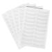 100Pcs Makeup Eye Sticker Soft Non Woven Comfortable Grafting Eyelash Extension Tinting Tape False Eyelash Pad for Professional Home Use White 4.5 * 1.1cm