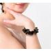 Doja Barcelona SCHUNGIT Chip Bracelet Package 2 | Natural Stone Elastic Bracelet for Men & Women | Healing Energy Crystals & Minerals - Buy Online on GoSupps.com