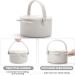 Orzbow Snack Containers for Toddlers No Spill Food Grade Silicone Baby Snack Cups with Dust-proof Lid & Detachable Bucket-like Handle Dishwasher Safe & BPA Free Baby Food Storage Containers Beige - Buy Online on GoSupps.com
