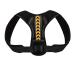 Back Posture Corrector Belt Adjustable Shoulder Neck Spine for Column Posture Correction for Women Men Straightener A - Black Orange M