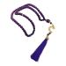 Southjieling Exquisites 6 mm Tasbih rosary bracelet perfect for Hadsch and daily prayers chaplet handmade Easter gift Jerusale violet