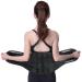 Adjustable Back Brace with 3 Removable Pads Back Support Brace Breathable Mesh Lumbar Support Belt for Men Women Waist Wrap for Lower Back Pain Relief Heavy Lifting Scoliosis (XXL) XX-Large