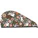 Rabbits on Floral Microfiber Hair Towel | Soft Super Absorbent & Quick Dry Hair Wrap for Women - Ideal for Long Curly & Thick Hair - Buy Online on GoSupps.com