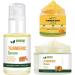 AMVital Turmeric Skincare Set - Scrub Serum Cream - Handcrafted All-Natural - Suitable for All Skin Types