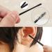 120Pcs Disposable Adhesive Ear Digging Stick for Children's Safety Ear Cleaner for Adult Spiral Ear wax removal Ear Scoop Earwax Remover Tool with Dust cover packaging - Buy Online on GoSupps.com