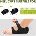 Plantar Fasciitis Gel Heel Protectors for Pain Relief - Bukihome Heel Cups for Men & Women | Achilles Tendinitis Support & Cushion (Black Size S - Buy Online on GoSupps.com