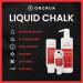 ONCRUX Liquid Chalk | Sweat Resistant | Mess Free | Made in USA | Superior Hand Grip for Weightlifting, Rock Climbing, Gymnastics | 6.5 Fl Oz - Buy Online on GoSupps.com