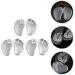 15 Pairs Forefoot Cushions - Transparent Gel Toe Pads for Sandals & Heels | Foot Protection Insoles & Slipper Pads - Buy Online on GoSupps.com