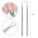 AKOAK Stainless Steel Cuticle Pusher & Peeler Set - Pack of 2 | Nail Art Tool for Gel Polish Removal - Buy Online on GoSupps.com
