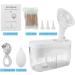 Electric Ear Irrigation Kit - 4 Pressure Modes for Safe & Effective Ear Wax Removal - Includes Ear Cleaner, Cotton Swab, Syringe Bulb - White - Buy Online on GoSupps.com