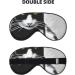 Buy SSIMOO Black and White Cats Sleep Mask | Adjustable Breathable & Stylish Eye Mask for Comfortable Sleep - International Shipping Available - Buy Online on GoSupps.com