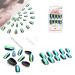 Sethexy Shiny Ballerina False Nails - Full Coverage Coffin Acrylic Nail Tips for Women & Girls - Discoloration Resistant - Buy Online on GoSupps.com