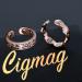 Cigmag 2PCS Copper Magnetic Rings for Women - Adjustable Solid Pure Copper - Gift Box Included - Valentine's Day Jewelry - Buy Online on GoSupps.com