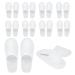 10 Pairs Disposable Spa Closed Toe Slippers Anti Slip Slippers for Hotels Homes and Guests
