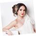 FOMIYES 1 Set Leaf Pearl Hairpin Hairpins Prom Hair Comb Clip Bridesmaid Side Combs Decorative Hair Combs Hair Side Combs for Women Hair Accessories for Women Hair Combs for Women Metal - Buy Online on GoSupps.com