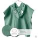Mimuselina Baby Bathing Poncho - Absorbent Cotton Towel for Quick Drying | Perfect Bathrobe for Babies & Kids | Ideal for Beach & Pool (Mint) - Buy Online on GoSupps.com