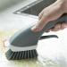TRUSTTWO Solid Long Handle Automatic Home Kitchen Sink Add Detergent Water Spray Cleaning Brush The New Grey - Buy Online on GoSupps.com