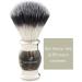 JAG Shaving Razor Set - 4-Part Shaving Kit with Synthetic Silver Brush Double Edge Razor & Rack - Lee Range in Green Hornimitation Color - International Shipping Available - Buy Online on GoSupps.com