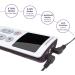 Buy Professional Tens Unit Muscle Stimulator - 22 Modes Portable Pulse Massager for Pain Relief - Rechargeable Electronic Massage Device - Buy Online on GoSupps.com