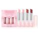CHAKAE 4 Pack Colorful Lipsticks - Soft Matte Lipstick - Shiny Lipstick - Nourishing Moisturizing Lipstick for Dating