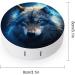 Thunder Wolf Contact Lens Case with Mirror - Portable Cute Eye Contact Lens Box Travel Kit for International Shipping - Buy Online on GoSupps.com