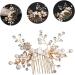 minkissy Pearl Comb Hair Combs for Women Accessories Wedding Hair Accessories for Brides Gold Hair Flower Girl Hair Accessories Girls Hair Accessory The Flowers Pearl Bridesmaid Headband - Buy Online on GoSupps.com