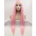 Seraphic Wing 24cm Pink Straight Lace Front Wig - Heat-Resistant Synthetic Wig for Women | Perfect Party Wig - Buy Online on GoSupps.com