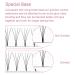 3D D Curl 0.10mm Short Stem Eyelash Extensions - Finished Compartment Volume Lashes (12 Pieces) - Buy Online on GoSupps.com