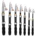 Cocoarm Fishing Rod Telescopic Rod Small Sea Rod Portable Short Pole Ice Fishing Rod Telescopic Fishing Rod for Saltwater Freshwater 1.7m