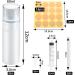 DKBT Small Fine Fog Spray Bottles - 60ml White Plastic Atomizer - 2 Pack for Perfume & Water - Travel-Friendly Mini Empty Spray Bottles - Buy Online on GoSupps.com
