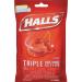 HALLS Triple Action Cherry Cough Drops - 30 Count Bag | International Shipping Available - Buy Online on GoSupps.com