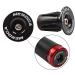 Aluminum Bike Handlebar End Plugs - Locking Bar Caps for Road & Mountain Bikes - Black - Buy Online on GoSupps.com