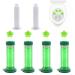 Toilet Gel Stamp 4PCS/52 Count Flower Fragrance Bathroom Toilet Gel Stamp Refills Flower Stamp Gel with Air Freshening Scent (Jasmine)