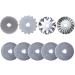 45mm Rotary Cutter Set with 9 Replacement Blades - Sewing Fabric Leather Quilting Paper Perforating Tool - Buy Online on GoSupps.com