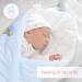 Baby Swaddle Wrap Blanket | Newborn Cotton Swaddling Sleeping Bag 0-3 Months (Ladders Blue) - Buy Online on GoSupps.com