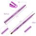 Retractable Dual End Lip Brush Concealer Brush with Cap Lipstick Eyeshadow Foundation Makeup Brushes Gold Black Purple - Buy Online on GoSupps.com