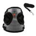 Luckious Brand Cat Harness and Lead Set - Escape-Proof Walking Vest with Leash for Small to Medium Cats (Grey S/M/L)