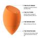 3pcs Beauty Makeup Sponges Set for Dry & Wet Use - Foundation Blending Sponge for Concealer Blush Powder - Multi-colored A - Buy Online on GoSupps.com