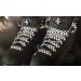 Checkered Black/White 10mm Waxed Derby Laces for Skates, Boots & Shoes - 96 Inch - Buy Online on GoSupps.com