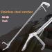 WBTY Snake Tongs Reptile Eel Grabber Catcher Stainless Steel Garbage Clip Wide Jaw Handling Pliers Silver - Buy Online on GoSupps.com
