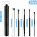 MJIYA Ear Pick Earwax Removal Kit - Black 6 Pcs Ear Cleansing Tools with Storage Box - Buy Online on GoSupps.com