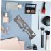 Balacoo 2pcs Eyebrow Ruler Makeup Stencil Brow Shaping Ruler Brow Guide Stencil Cosmetics Stainless Steel 1 count (Pack of 1) As Shown - Buy Online on GoSupps.com