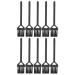 Electrician cleaner cleaning brushes 10 pieces of electricasians cleaning brushes for men hair remover razor brush nylon bristles PP handle
