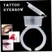  Beavorty Beavorty 200pcs Disposable Glue Ring Glue Ink Ring Cup Ring Holder Ink Cups Microblading Ring Cups Glue Ring For Eyelashes Disposable Ink Ring - Buy Online on GoSupps.com