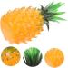 HOMSFOU Simulated Pineapple Ornaments Fake Fruit Model Succulent Decor Fake Fruit Decoration Pineapple Plant Light House Decorations for Home Fruit Shooting Prop Food Fake Apple Resin Orange 23X11X11CM - Buy Online on GoSupps.com