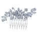 Crystal Side Hair Comb flower girl hair accessories flower girl headpiece hair accessories for prom bridal headpieces for wedding bridal comb light luxury bridesmaid Zircon hairpin