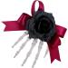 Hand Bone Shape Hair Clip Cute Skull Hand Hair Clip with Bowknot - Skull Hand and Flower Barrettes Bone Claw Hairpins Halloween Claw Hairpin Strong Hold Hair Barrette Black - Buy Online on GoSupps.com