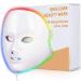 LED Face Mask Light Therapy, NEWKEY LED Facial Skin Care Mask, 7 Colors Red and Blue Light Therapy Mask, Photon LED Mask for Acne Reduction - Anti Wrinkles