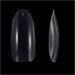 TsoLay 500 Pieces Oval Nail Tips Full Cover False Nails 10 Sizes with Clear Box for Nail Salons and DIY Nail Art Clear - Buy Online on GoSupps.com